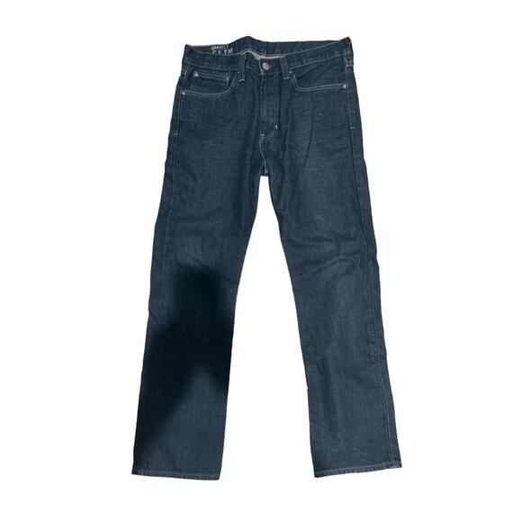 Bull Head Gravels Jeans Mens Blue Slim Fit Mid Rise Denim 32x30 - Picture 1 of 6